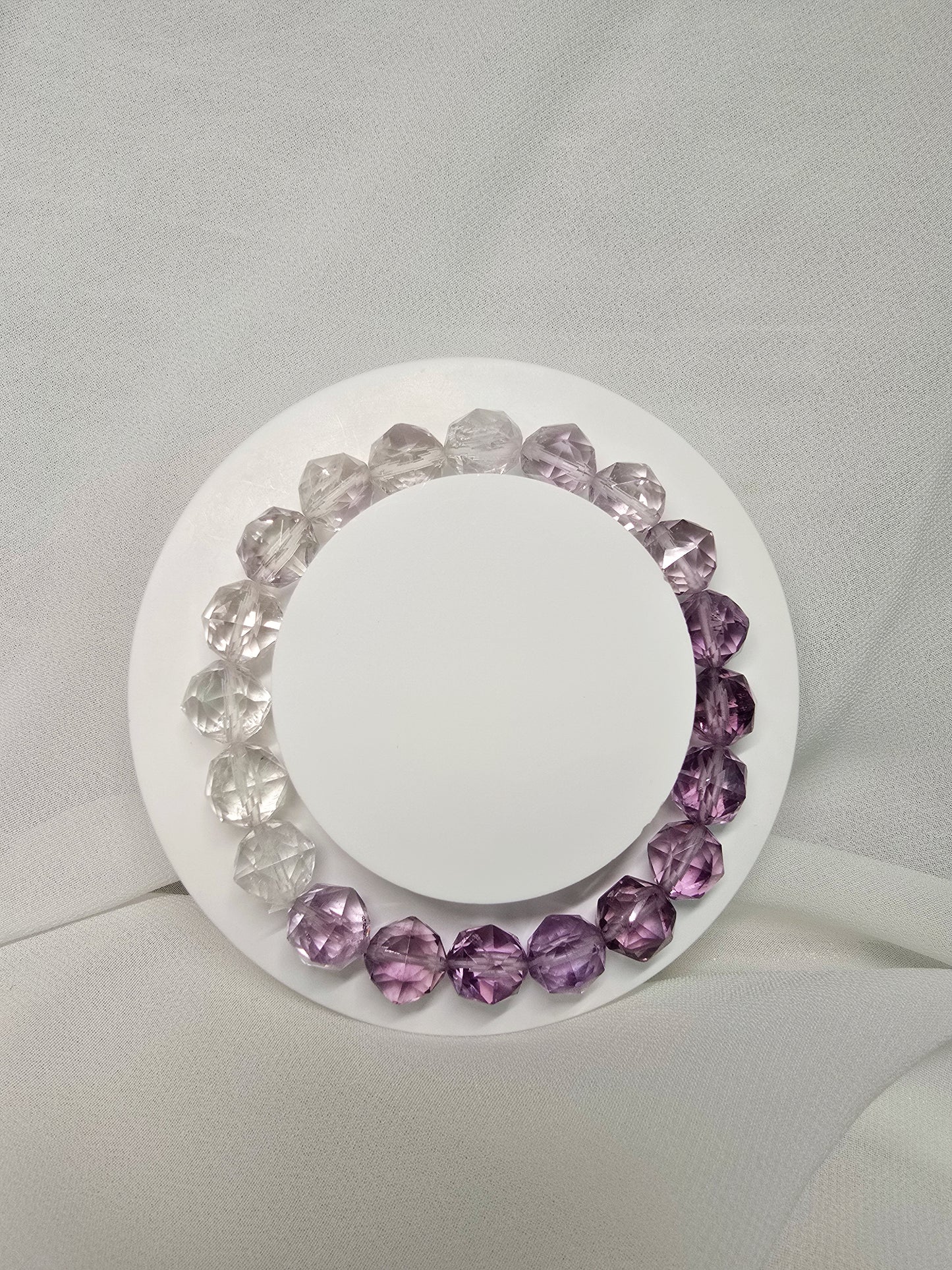 Amethyst Gradiant Bracelet