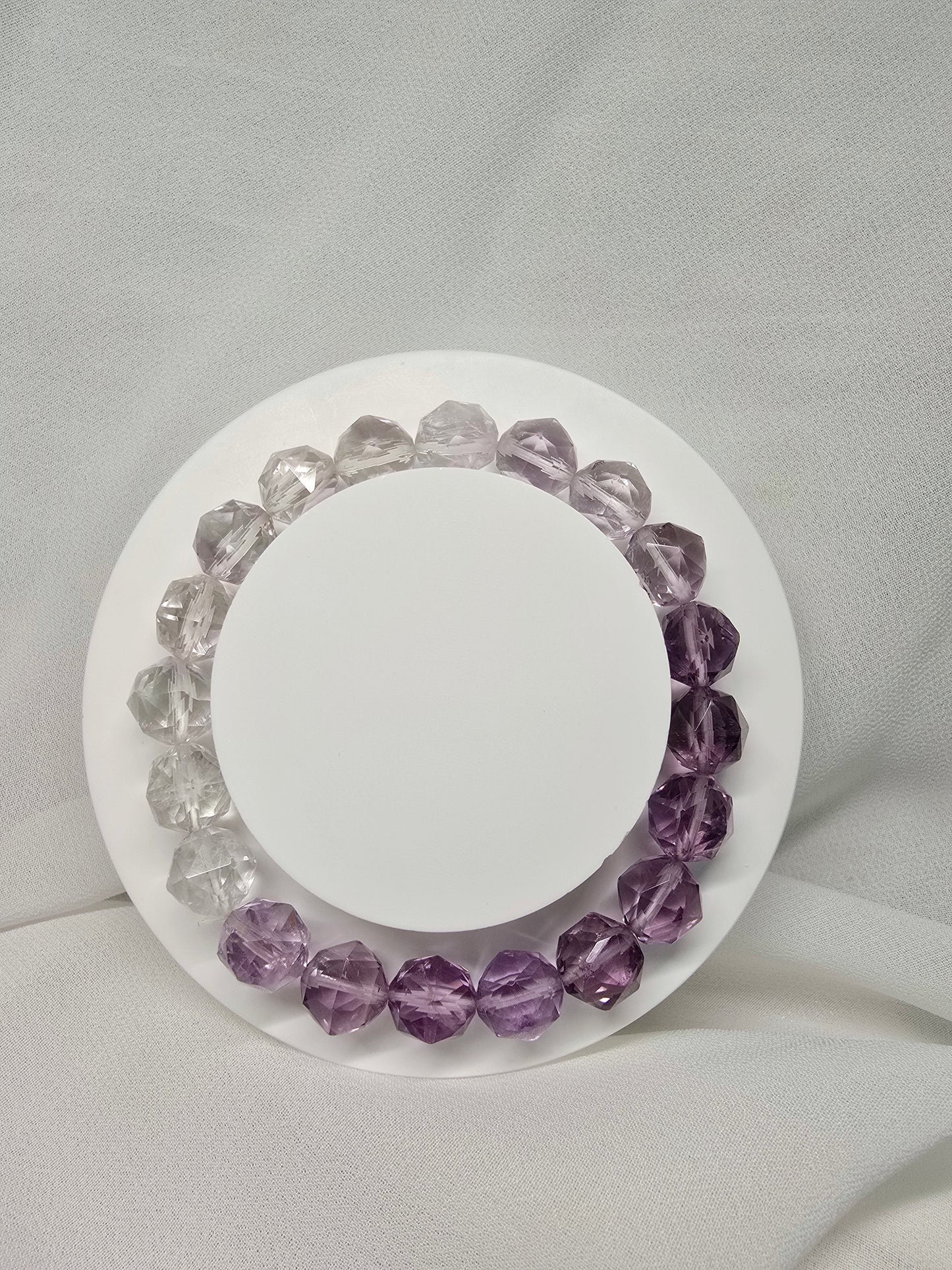 Amethyst Gradiant Bracelet