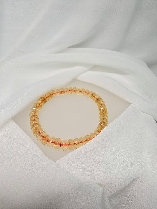 Citrine Abacus Bracelet