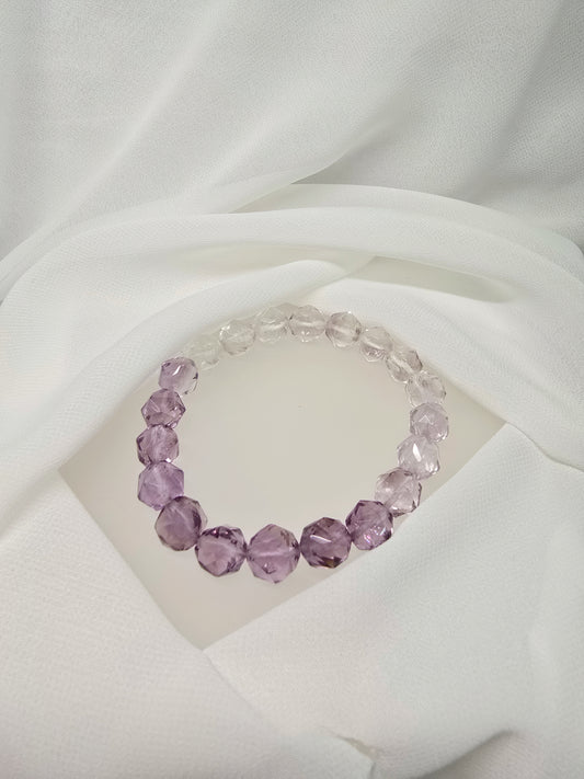Amethyst Gradiant Bracelet